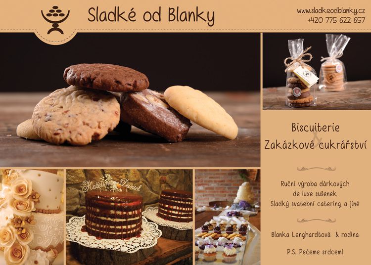 Sladké od Blanky Biscuiterie a Zakázkové cukrářství